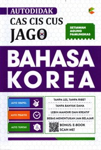 Autodidak Cas Cis Cus Jago Bahasa Korea