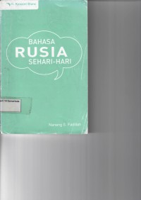 Bahasa Rusia Sehari hari