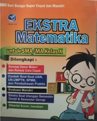 Ekstra Matematika: untuk SMA/MA kelas X