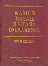 Kamus Besar Bahasa Indonesia Edisi Kedua