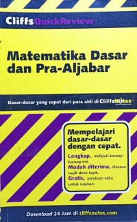 Matematika dasar dan pra aljabar