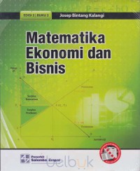 Matematika ekonomi dan bisnis edisi 2 buku 2