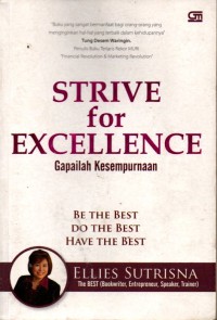 Strive for excellence